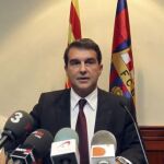 El ex presidente del FC Barcelona, Joan Laporta