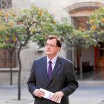 En la imagen, el conseller de Empresa i Ocupació, Francesc Xavier Mena