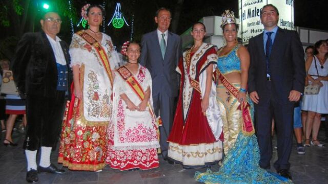El alcalde de Murcia, Miguel Ángel Cámara, inauguró anoche el recinto de Los Huertos