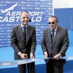 El presidente Camps y carlos Fabra ayer durante la inauguración