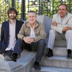 De izquierda a derecha, Jorge Martínez Peñaranda, Manuel Pérez y Julián Pastor, tres de los socialistas que han mostrado su interés por concurrir a las primarias del PSOE.