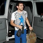 El capitán de la selección española y del Real Madrid, Iker Casillas, a su llegada a la concentración del equipo madrileño en Los Ángeles