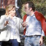 Ángeles Pedraza y Daniel Portero