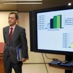 El obispo Martínez Camino y Fernando Giménez, a su lado, ven con satisfacción tres años de crecimiento de declarantes pese a la crisis económica