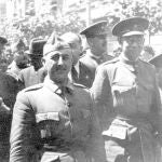 Franco y Mola, en Burgos