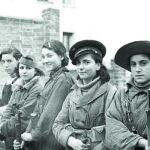 Milicianas en el frente de Madrid durante la Guerra Civil española