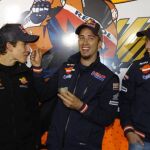 Márquez, Dovizioso y Stoner