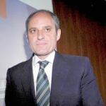Francisco Camps, ayer, durante un acto en Valencia