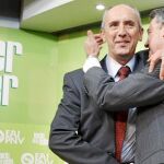 Ukullu y Erkoreka celebraban el viernes el acuerdo firmado con el Gobierno por el que se harán 20 trasferencias al País Vasco