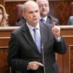 Chaves, ayer, durante la sesión de control al Gobierno