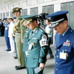 Militares de 21 países, ayer, en Seúl
