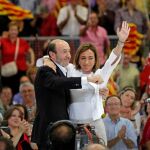 Rubalcaba y Chacón, hoy en Sabadell
