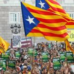 Imagen de archivo de una manifestación nacionalista a favor de la inmersión en catalán en la escuela