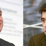Antonio Brufau y Manuel Manrique (derecha) dibujaron ayer unas nuevas relaciones entre las dos empresas