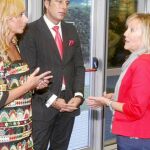 María del Carmen Blázquez junto a Ignacio Rivas y Cristina Klimowitz
