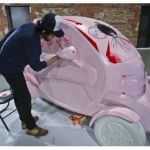 Convierten Twizys eléctricos en obras de arteos en obras de arte
