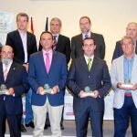 Imagen de los cuatro galardonados con estos premios sobre prevención