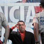 Chávez, en una ceremonia de graduación de agentes en Caracas