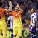 Messi celebra un gol