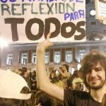 El 15-M «tomó» la Puerta del Sol durante la jornada de reflexión de las pasadas elecciones regionales del 22 de mayo