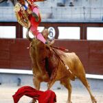 Viriato cornada de 25 centímetros en Las Ventas
