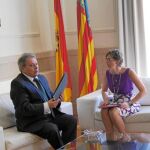 Rus y Darocas durante su reunión