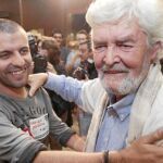 Xosé Manuel Beiras se mostró muy confiado toda la jornada. Tras el resultado final habló de «nuevo ciclo»