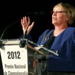 Yvonne Blake, en el acto de entrega del premio