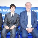 De izquierda a derecha, los cuatro ganadores del año pasado: Joaquín García (Héroe del Año), Carlos Lledó (Mejor Estudiante), Vicente del Bosque (Personaje del Año) y María Dolores Pradera (Trayectoria Ejemplar)