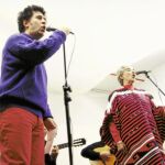 DÚO MUY KITSCH. Con Almodóvar tomó el micrófono en más de una ocasión. La admiraba