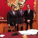 Juan Mora y David Mora, mano a mano en la Cátedra Sánchez Mejías