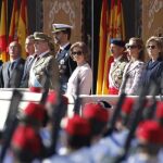 Imagen de la tribunal durante el Día de la Fiesta Nacional de 2010