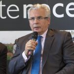El exjuez Baltasar Garzón, ayer durante su participación en un acto público