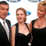El matrimonio Banderas posó junto a su hija Stella del Carmen