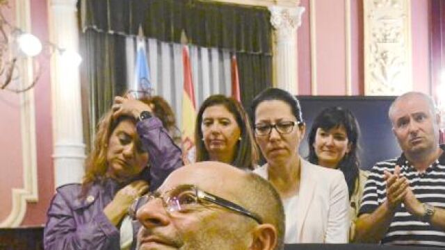 Francisco Rodríguez, anoche en el salón de plenos municipal