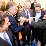 El presidente Alberto Fabra ayer en la sede del PPCV