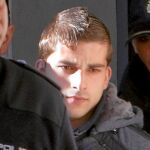 El asesino confeso de Marta del Castillo, Miguel Carcaño, en uno de los traslados a los juzgados del Prado de San Sebastián