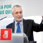 El secretario general del PSOE-A, José Antonio Griñán, valoró ayer los resultados