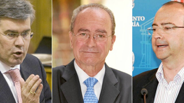 J. E. Fernández de Moya, Francisco de la Torre y L. R. Rodríguez Comendador