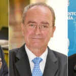 J. E. Fernández de Moya, Francisco de la Torre y L. R. Rodríguez Comendador