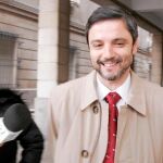El ex director general de Mercasevilla, Fernando Mellet, a la salida de los juzgados