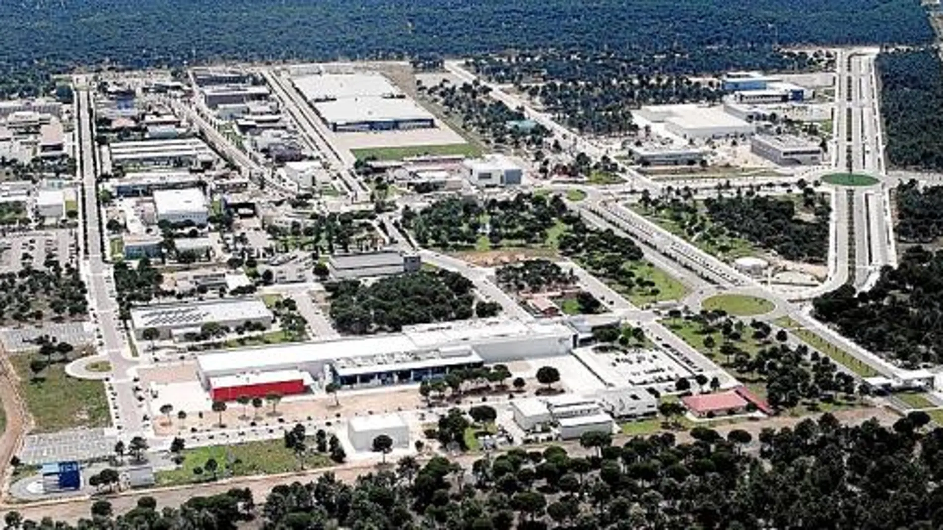 Vista aérea del Parque Tecnológico de la localidad vallisoletana de Boecillo
