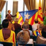 Trias permite actos soberanistas en las sedes de distrito de Barcelona