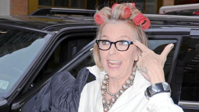 Diana Keaton, el lunes, paseando por las calles de Nueva York