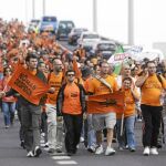 Empleados de Visteon se manifiestan contra el ERE