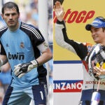 Pau Gasol, Iker Casillas, Dani Pedrosa y Rafael Nadal
