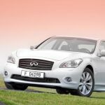 Infiniti m35h: Cilindrada: 3.498cc Potencia: 364cv Vel. máxima: 250 km/h Acelerac. 0-100: 5,5s Peso: 1.905 Kg Capac. depósito: 70 l Dimensiones: 4,94/1,84/1,50m Plazas: 5 Tracción: trasera Cambio: autom. 7 veloc. Capac. maletero: 350 l Consumo medio: 7,0