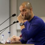 El entrenador del Barcelona, Josep Guardiola