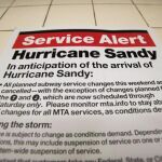 Nueva York sin metro, tren y autobús por la llegada del Sandy