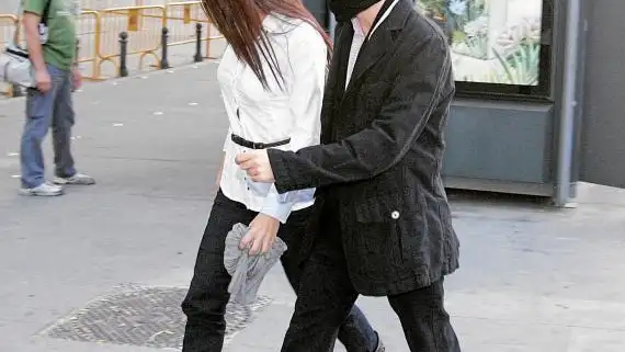 El hermano de Miguel Carcaño, Francisco Javier Delgado, junto a su novia, María García Mendaro